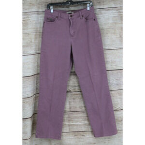 Lee Womens Sz 10 Medium Relaxed Straight Leg At The Waist Hight Rise Jeans Lilac